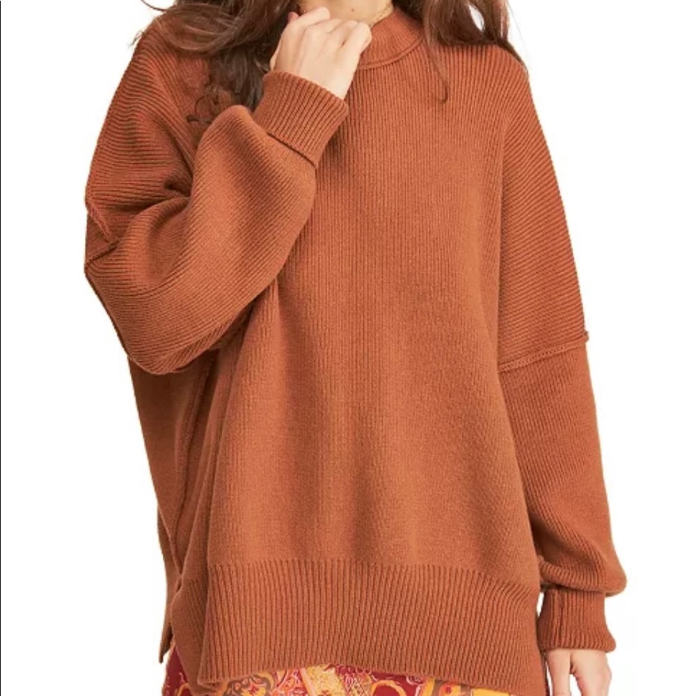 New Free People Easy Street Tunic Sweater xs